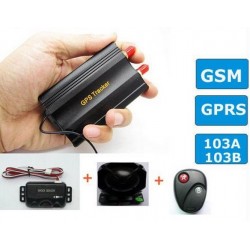 Traceur GPS Alarme-Télécommande-Sirène-Capteur de choc